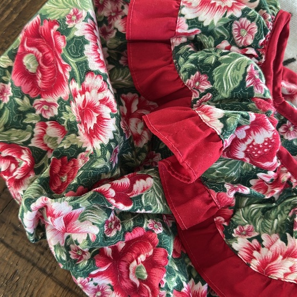 Vintage THE HANA HOU COLLECTION BY JANE M Floral Ruffled dress, cotton, size 8 - Picture 9 of 10